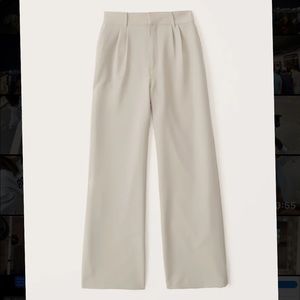 Abercrombie & Fitch Tailored Wide Leg Pants